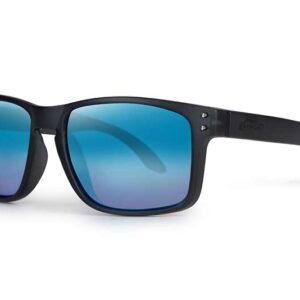 Fox Rage Transparent Black Brown Lens Mirror Blue Sunglasses