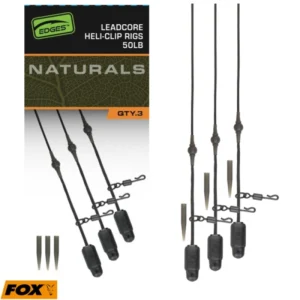Fox Edges NATURALS Leadcore Heli-Clip Rigs
